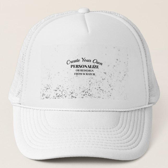 Personalise or Redesign - Create Your Own Trucker Hat (Front)