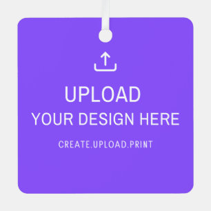 Personalise or Upload  your own Design Metal Tree Decoration