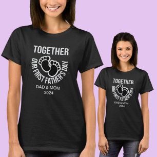 Personalise Our First Father's Day together T-Shirt