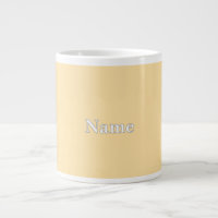 Personalise Pale Yellow  Personalise With Name 