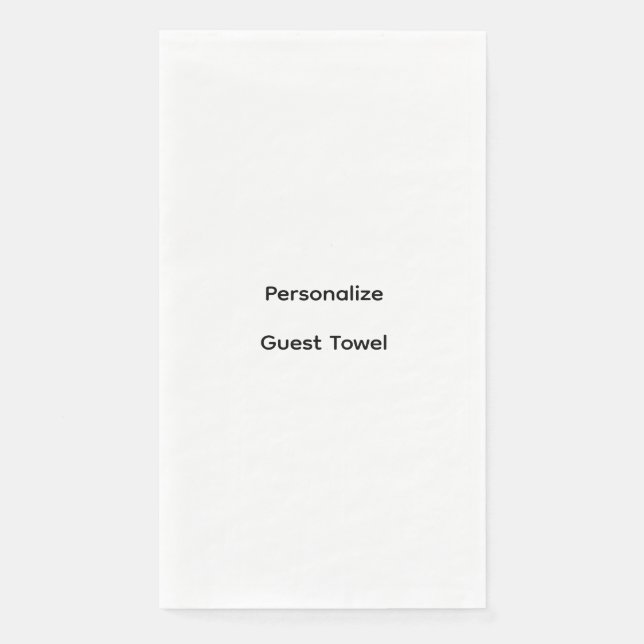 Personalise Paper Napkin (Front)
