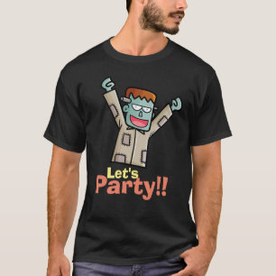 Personalise Party Frankenstein T-Shirt