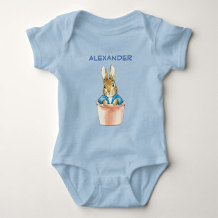 Personalise Peter the rabbit Baby Bodysuit