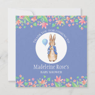 Personalise Peter the rabbit Thank you Card