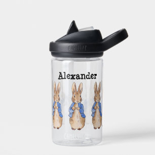Personalise Peter the rabbit with a name Water Bottle