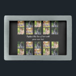 Personalise photo collage and text belt buckle<br><div class="desc">Personalise photo collage and text</div>
