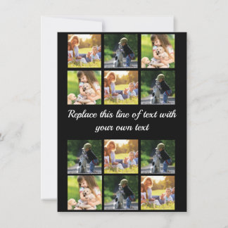 Personalise photo collage and text Case-Mate iPhon Card