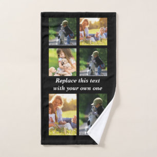 Personalise photo collage and text Case-Mate iPhon Hand Towel