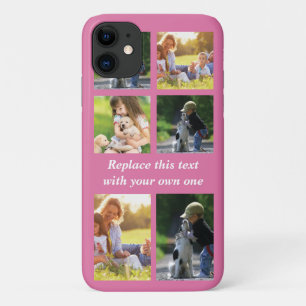 Personalise photo collage and text Case-Mate iPhon iPhone Case