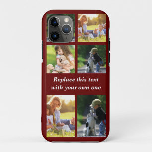 Personalise photo collage and text Case-Mate iPhon iPhone Case