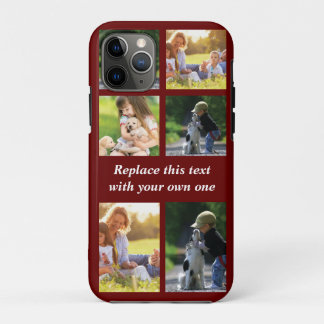 Personalise photo collage and text Case-Mate iPhon iPhone Case