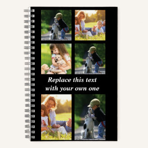 Personalise photo collage and text Case-Mate iPhon Notebook