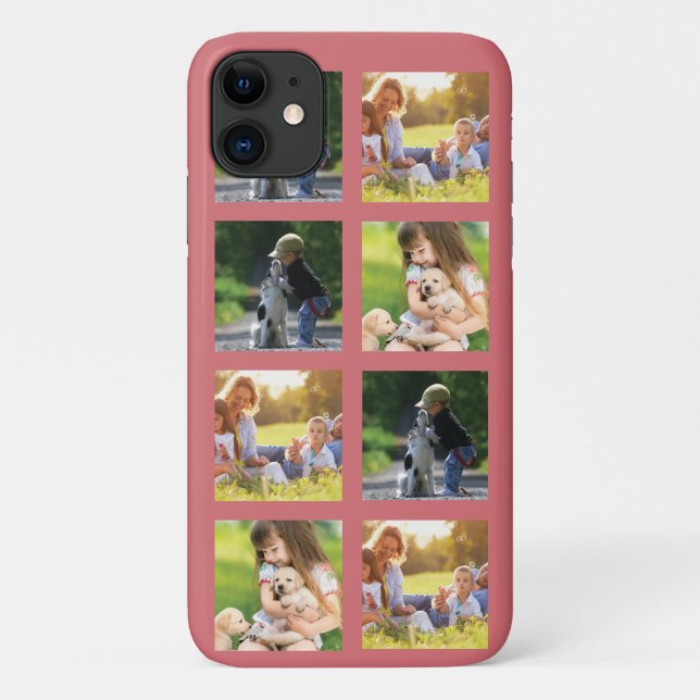 Personalise photo collage  Case-Mate iPhone case (Back)