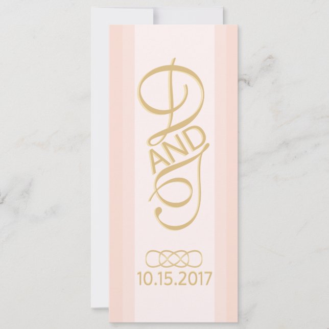 Personalise Photo Save the Date Card (Front)