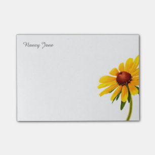 Personalise: Photography Minimal Black-Eyed Susan Post-it Notes