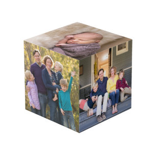 Personalise Picture Holder Special Occasions Photo Cube