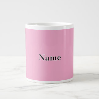 Personalise Precious Pink Personalise With Name Large Coffee Mug