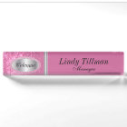 Personalise, Pretty in Pink Name Plate