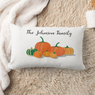 Personalise Pumpkin Patch Hallowen Lumbar Cushion