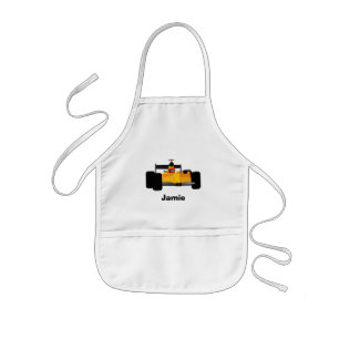 Personalise Race Car Birthday Party Gifts Kids Apron