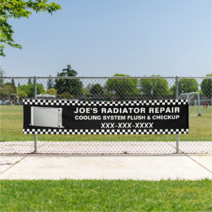 Personalise Radiator Repair Shop Large Business Banner