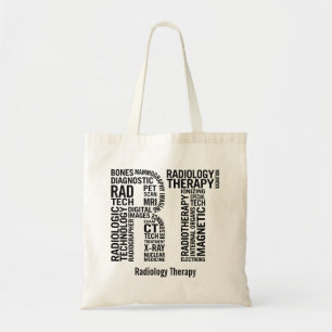 Personalise Radiology Technologist RT Rad Tech Tote Bag