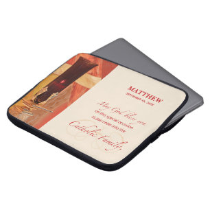 Personalise, RCIA Congratulations, Catholic, Red Laptop Sleeve