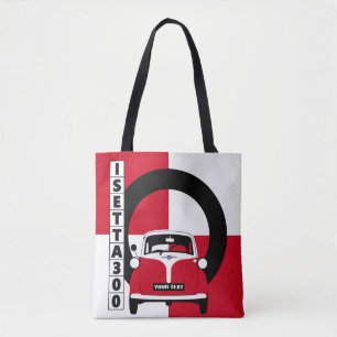 Personalise Red Isetta Bubble Micro car tote