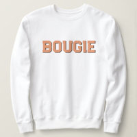 Personalise Retro 70's Themed Orange BOUGIE