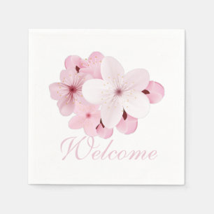 Personalise Sakura Blossoms Napkin
