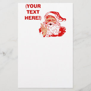 Personalise Santa Claus Stationery