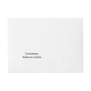 personalise simple custom Classic Address Labels