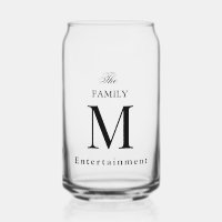personalise simple custom Printed Can Glass