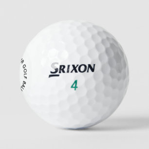 personalise simple custom Srixon Soft Feel 13 Golf Balls