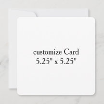 personalise simple customise 5.25" x 5.25"