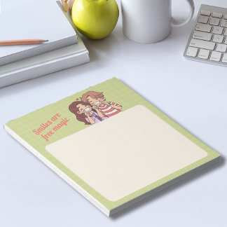 Personalise Smiles Are Free Magic Notepad