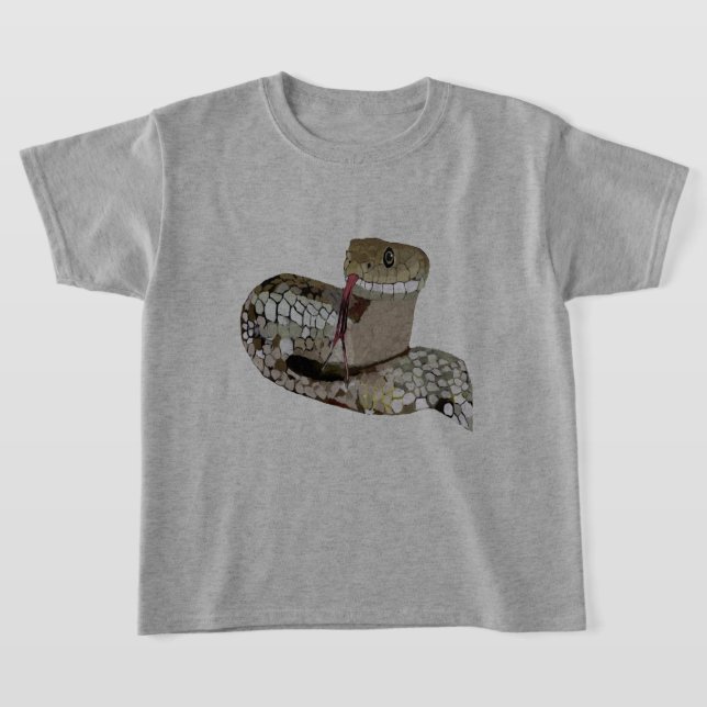 Personalise Snake Transformation T-Shirt (Laydown)