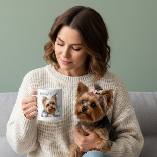 Personalise soft Browns Yorkshire Terrier Mug