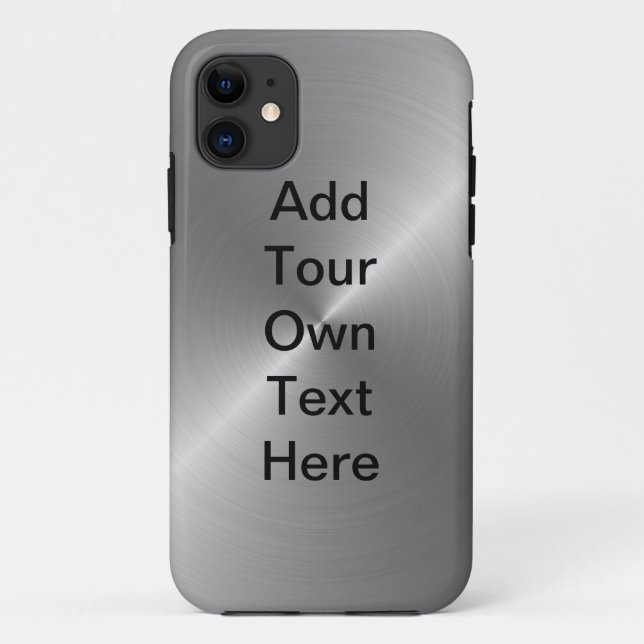 Personalise Steel Case-Mate iPhone Case (Back)