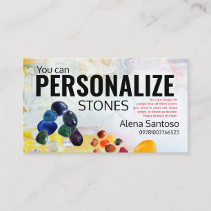 Personalise Stones Business Card
