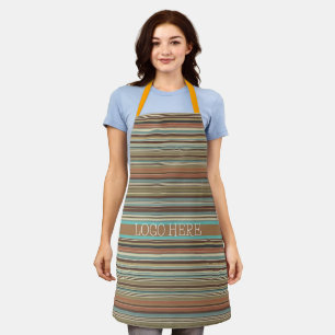 Personalise Striped Apron