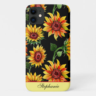 Personalise Sunflower Fall Case-Mate iPhone Case