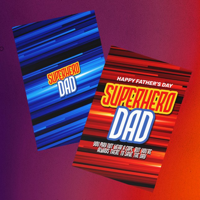 Personalise SuperHero Dad Card (Creator Uploaded)