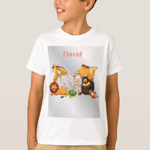 Personalise T-Shirt with wild animals