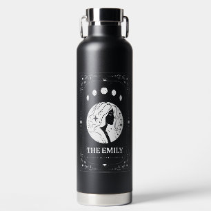Personalise Tarot Add Name Custom Text Zodiac Sign Water Bottle