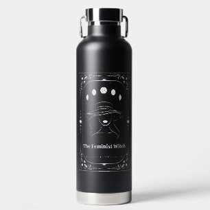 Personalise Tarot Feminist Witch Zodiac Sun Moon Water Bottle