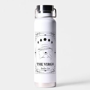 Personalise Tarot Zodiac Astrology Birthday Virgo  Water Bottle