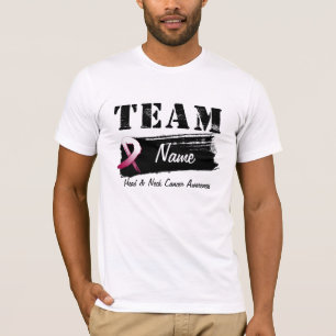 Personalise Team Name - Head and Neck Cancer T-Shirt