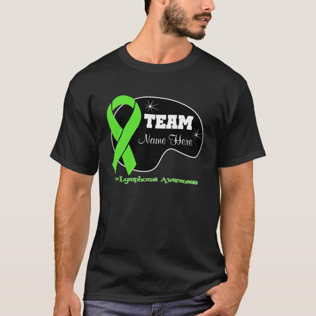 Personalise Team Name - Lymphoma T-Shirt (Front)