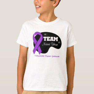 Personalise Team Name - Pancreatic Cancer T-Shirt
